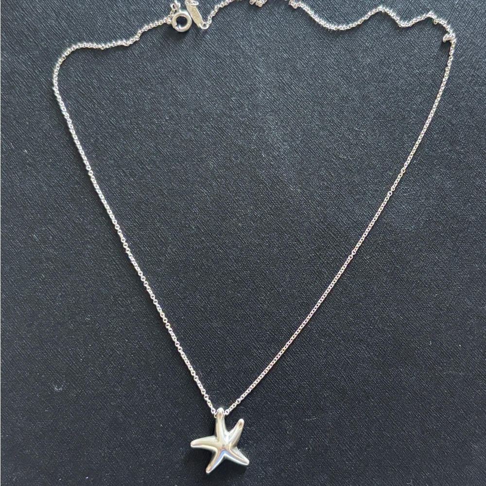 Tiffany & Co. Silver Starfish Necklace